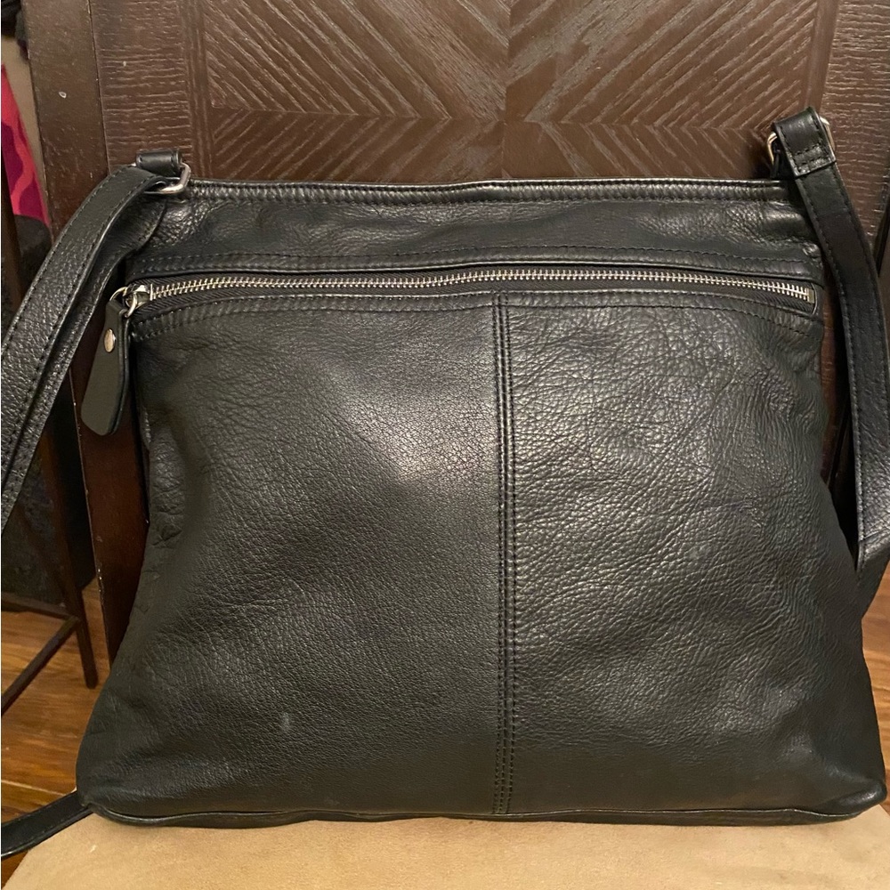 Margot leather crossbody bag
